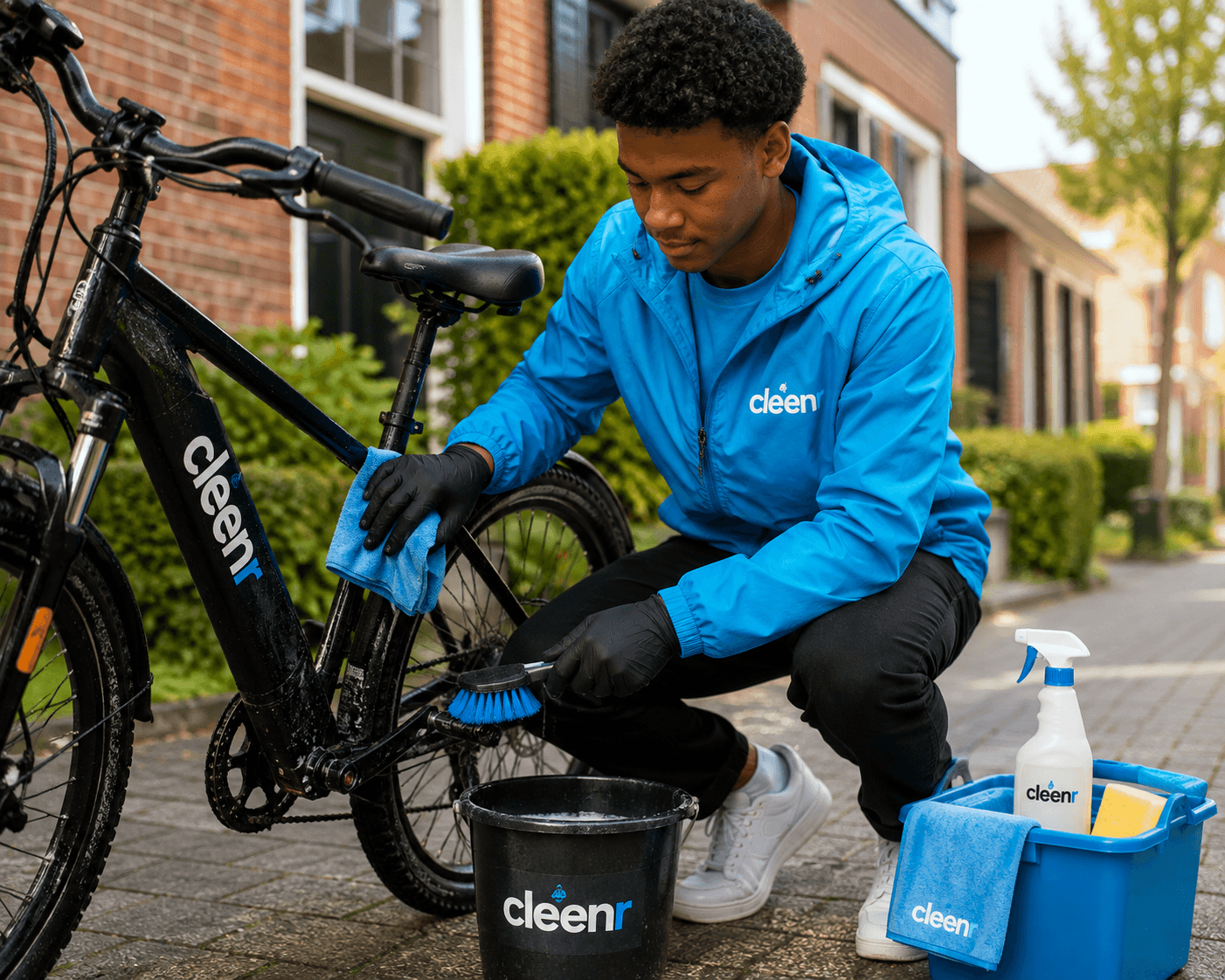 Fiets wassen